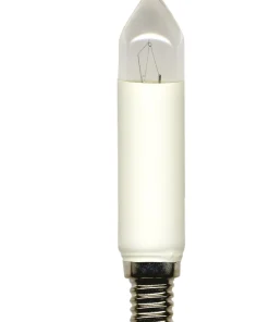E14 Reservlampa 2-pack 14V 10,5cm Klar/Vit