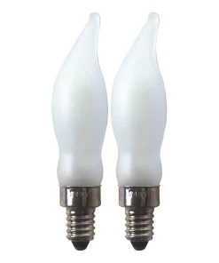 E10 Reservlampa 2-Pack 230V LED Frostad