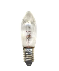 E10 Reservlampa 5-pack 55V Transparent