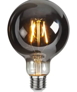 E27 Rökfärgad Glob95 1.8W 2100k 80lm LED-Lampa