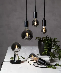 E27 Rökfärgad Glob95 1.8W 2100k 80lm LED-Lampa