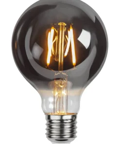 E27 Rökfärgad Glob80 1.8W 2100k 80lm LED-Lampa