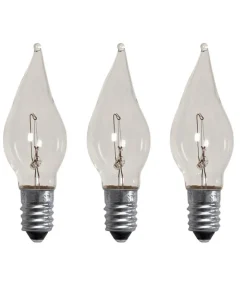 E10 SPARE BULB Reservlampa Topplampa 34V Dimbar 3-pack 5cm Klar