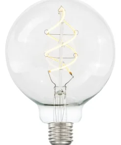 E27 3-Stegs Dimbar Glob125 4W 2700K 300lm Klar LED-Lampa
