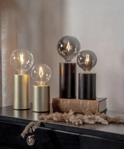 E14 TINY Lampfot 10cm Svart