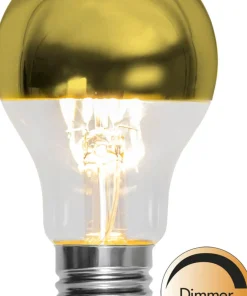 E27 Toppförseglad Guld Normal 4,8W 2700K 400lm LED-Lampa