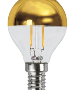 E14 Toppförseglad Klot 13,5W 2700K 250lm Guld LED-Lampa