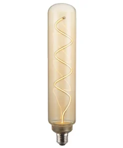 E27 TUBE NERO Gold Dimbar 4,9W 1800K 55lm LED-Lampa
