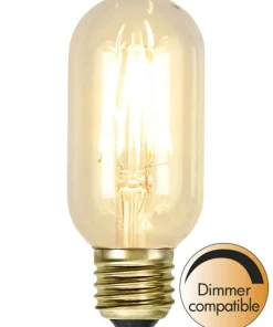 E27 Tubural Dimbar 1.6W 2100K 140lm Klar LED-Lampa