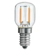 E14 UNI-LEDISON Päron Klar Dimbar 1,5W 60lm