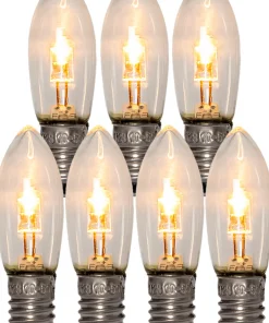 E10 Universal LED Reservlampa 7-pack 10-55V Transparent