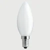 E14 UNI-WHITE Kronljus Opal 0,8W 2700K 45lm Dimbar