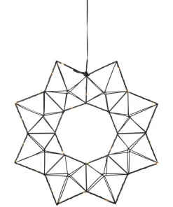 EDGE Krans 40cm 30LED Svart