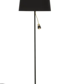 EKETORP Golvlampa LED 145cm Svart/Matt Mässing