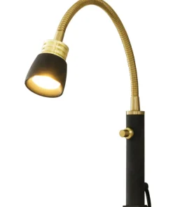 EKETORP Sänglampa Dimbar 40cm Svart/Matt Mässing