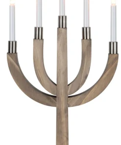 ELIAS Ljusstake 7L 67cm Brun