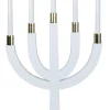ELIAS Ljusstake 7L 67cm Vit/Guld
