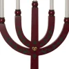 ELIAS TRADITION Ljusstake 5L 61cm Röd