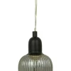 ELIN Fönsterlampa 15cm Svart/Rökgrå