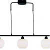 ELIN Taklampa 81cm Svart/Opalvit