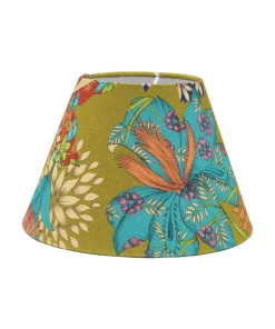 EMPIRE Lampskärm 27/14cm Kimono Olivgrön