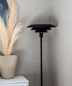 EPSILON Golvlampa 150cm Svart