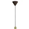EPSILON Taklampa 45cm Matt Mässing