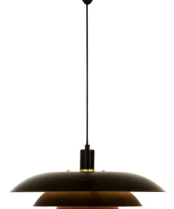 EPSILON Taklampa 45cm Svart