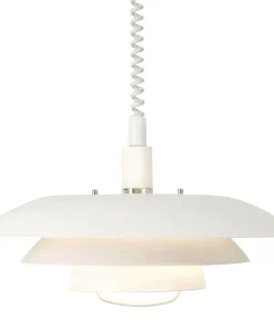 EPSILON Taklampa med hiss 45cm Vit