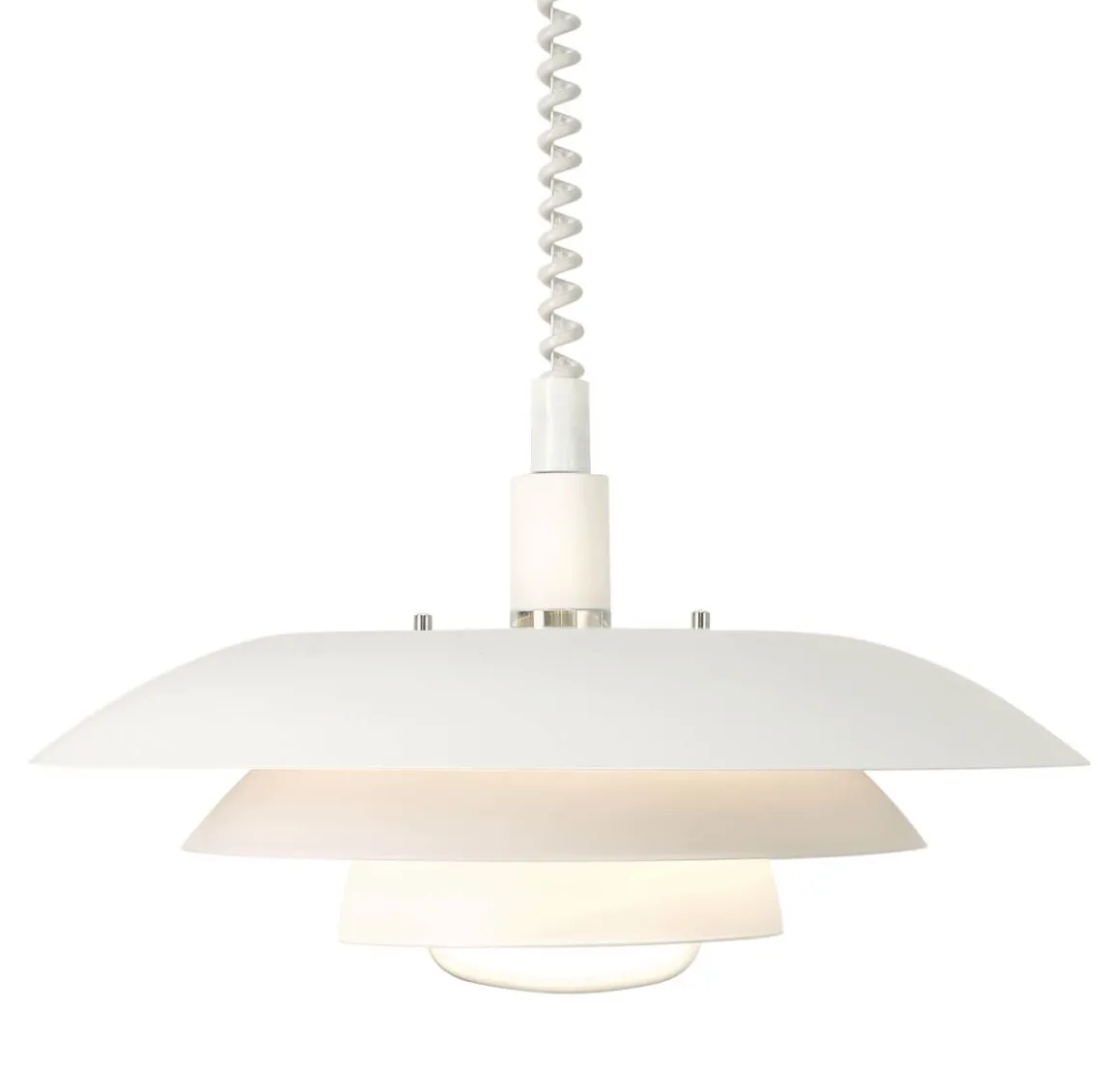 EPSILON Taklampa med hiss 45cm Vit