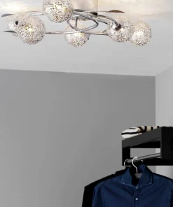 ETSY Plafond 65cm Krom glitter