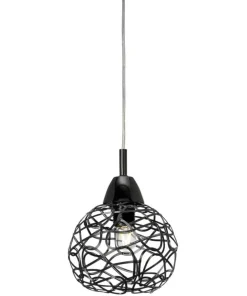 EXCEL Fönsterlampa 18cm Svartkrom