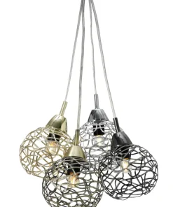EXCEL Fönsterlampa 18cm Svartkrom