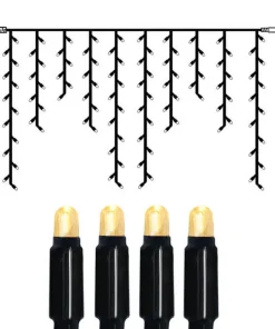 EXTRA SYSTEM 24 Istappsslinga 2m 98LED Varmvit/Svart IP44