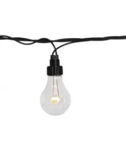 EXTRA SYSTEM LED Ljusslinga 500cm 10LED Svart IP44