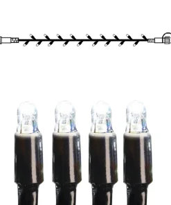 EXTRA SYSTEM LED Ljusslinga 5m 50LED Kallvit/Svart IP44