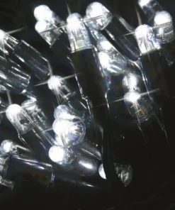 EXTRA SYSTEM LED Ljusslinga 5m 50LED Kallvit/Svart IP44