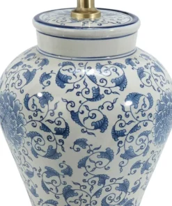 FANG HONG Lampfot 38cm Vit/Blå
