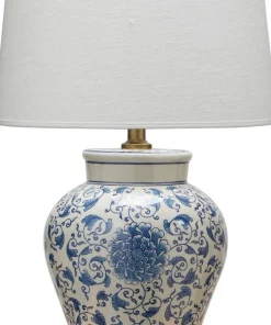 FANG HONG Lampfot 38cm Vit/Blå