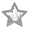 FAUNA Bordsdekoration 24cm 10LED Brun