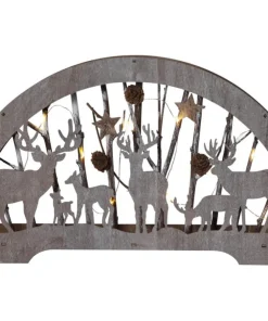 FAUNA Bordsdekoration Lazercut 25cm 10LED Natur