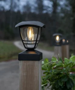 FELIX Solcellsdekoration 19cm Svart