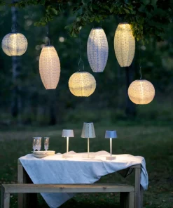FESTA Solcellsdekoration 25cm Beige