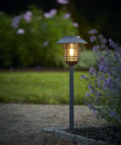 FILIPPA Solcells-pollare 50cm Grafit IP44
