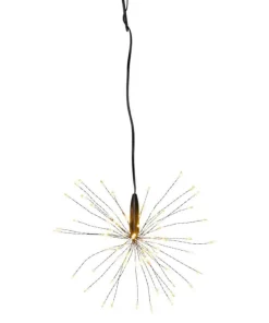 FIREWORK Hängande dekoration 16cm 80LED Svart