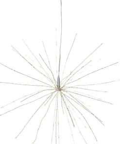 FIREWORK Hängande dekoration 45cm 200LED Silver