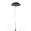FIREWORK SOLAR Solcellsdekoration 50cm Svart/Flerfärgad