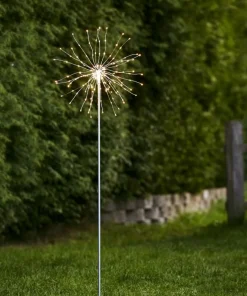 FIREWORK Utedekoration 110cm 160LED Silver IP44