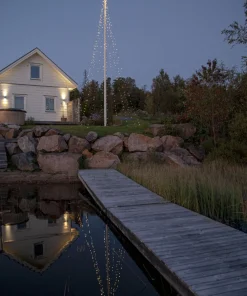 FLAGGSTÅNGSBELYSNING Shiny Warm White 10m 500LEDIP44