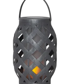 FLAME Solcellsdekoration 23cm Grå IP44